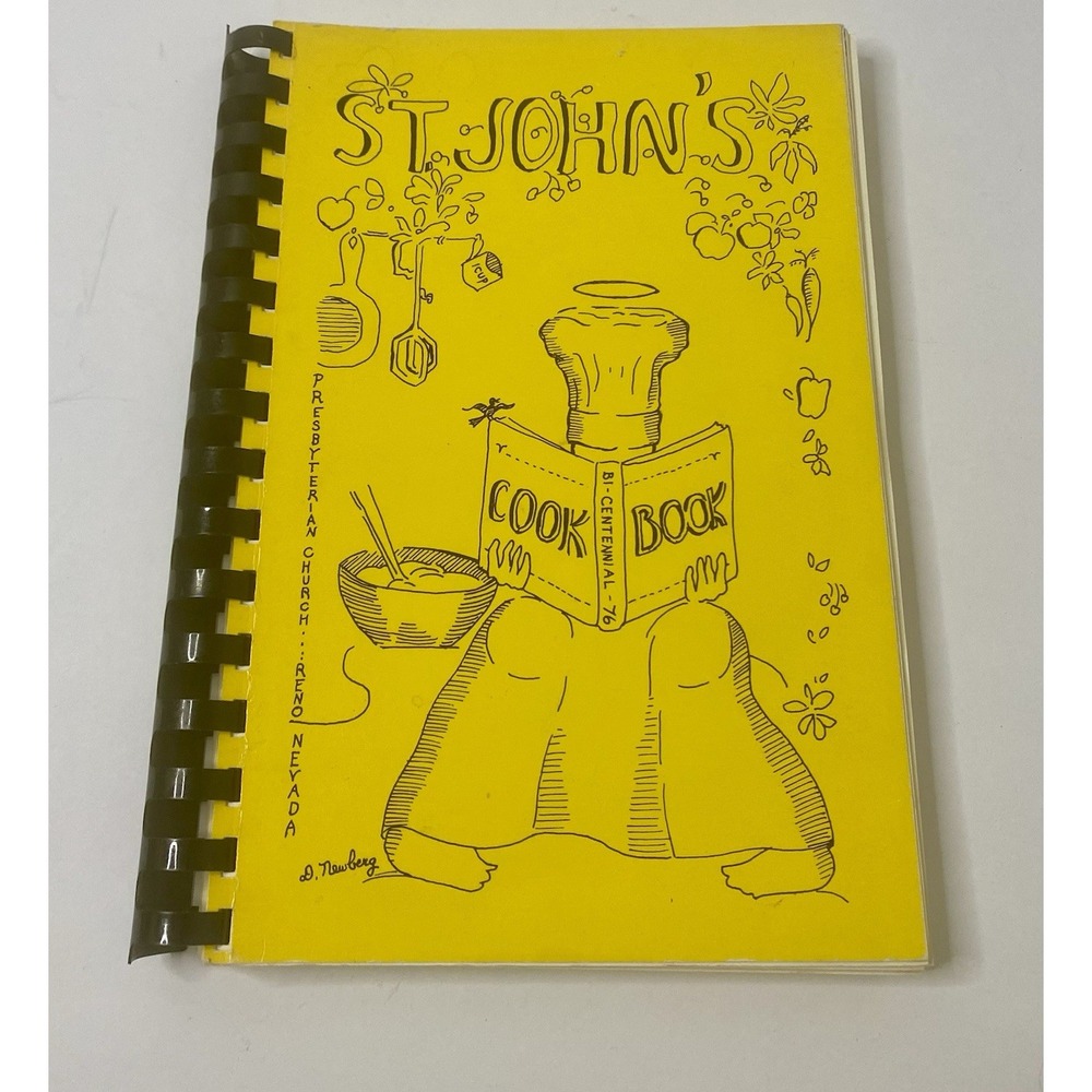 St John's‎ Presbyterian Church Reno Nevada Cookbook Vintage Recipes 1970s